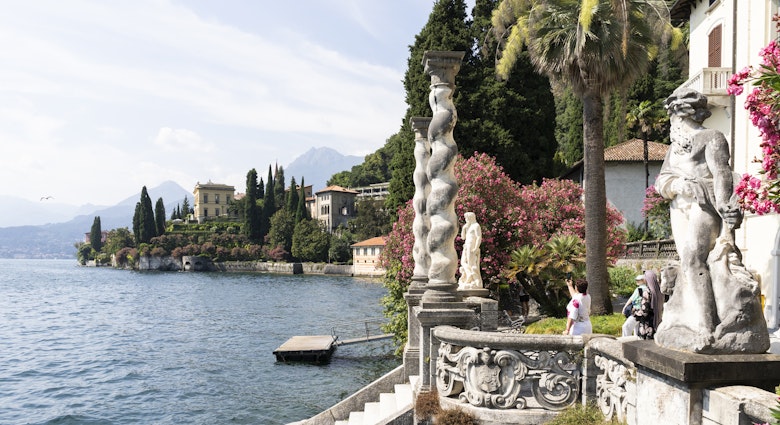 August, 2024.Varenna, Como Lake.villa Monastero