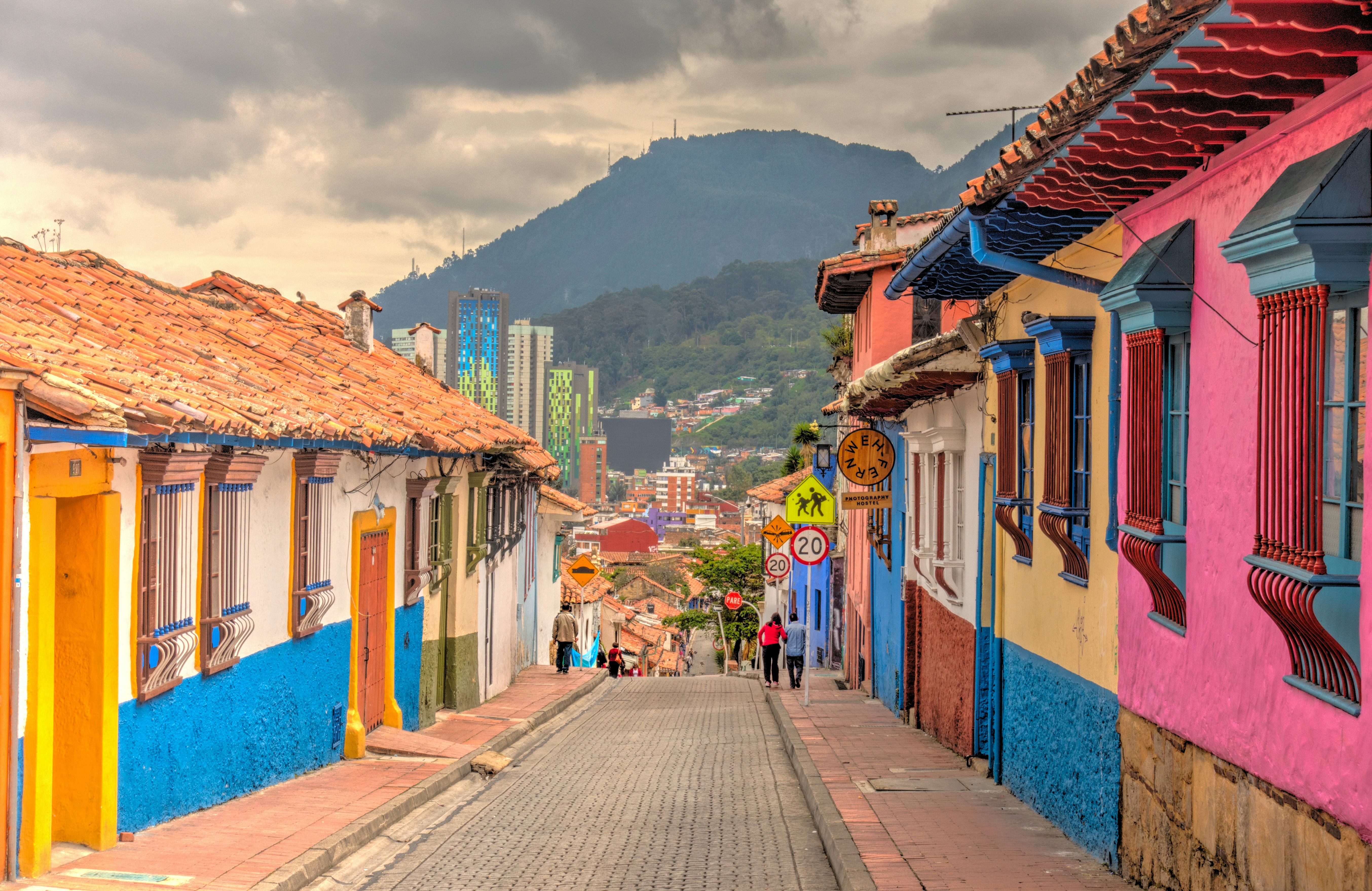 Bogota, Colombia colorful streets