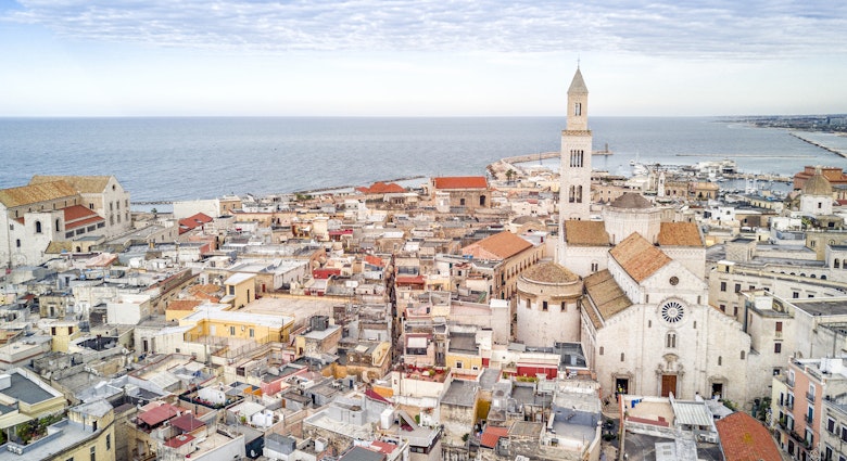 Panoramic view of old town in Bari, Puglia, Italy, License Type: media, Download Time: 2025-01-19T09:15:15.000Z, User: claire.guest, Editorial: false, purchase_order: 56500 - T&R or Kids, job: Global Publishing-WIP, client: THE MEDITERANEAN, other: Claire Guest